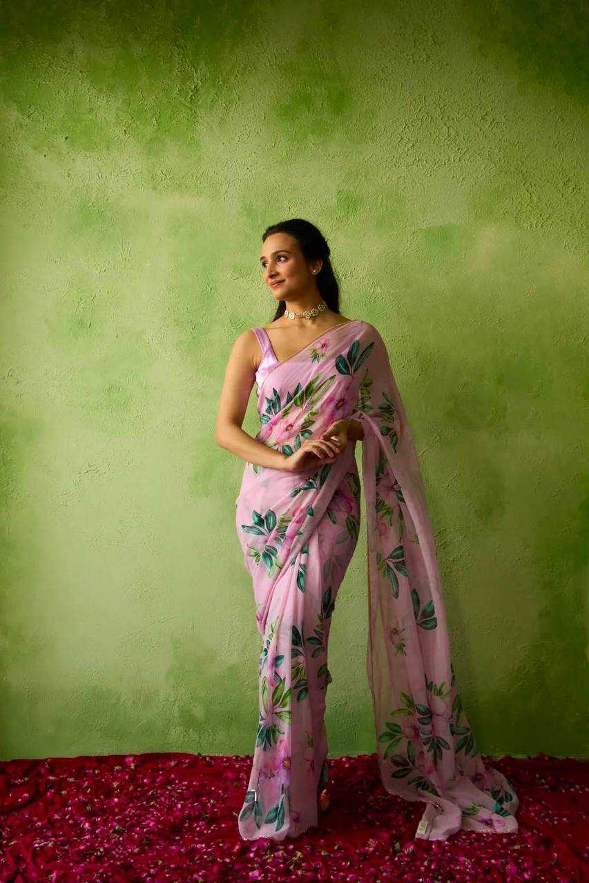 Tabby Silk Designer Saree