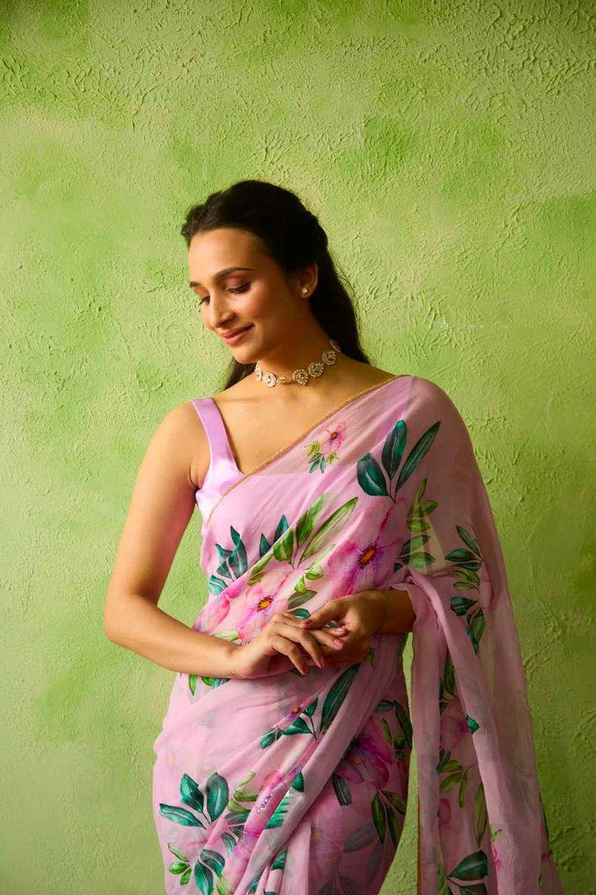 Tabby Silk Designer Saree
