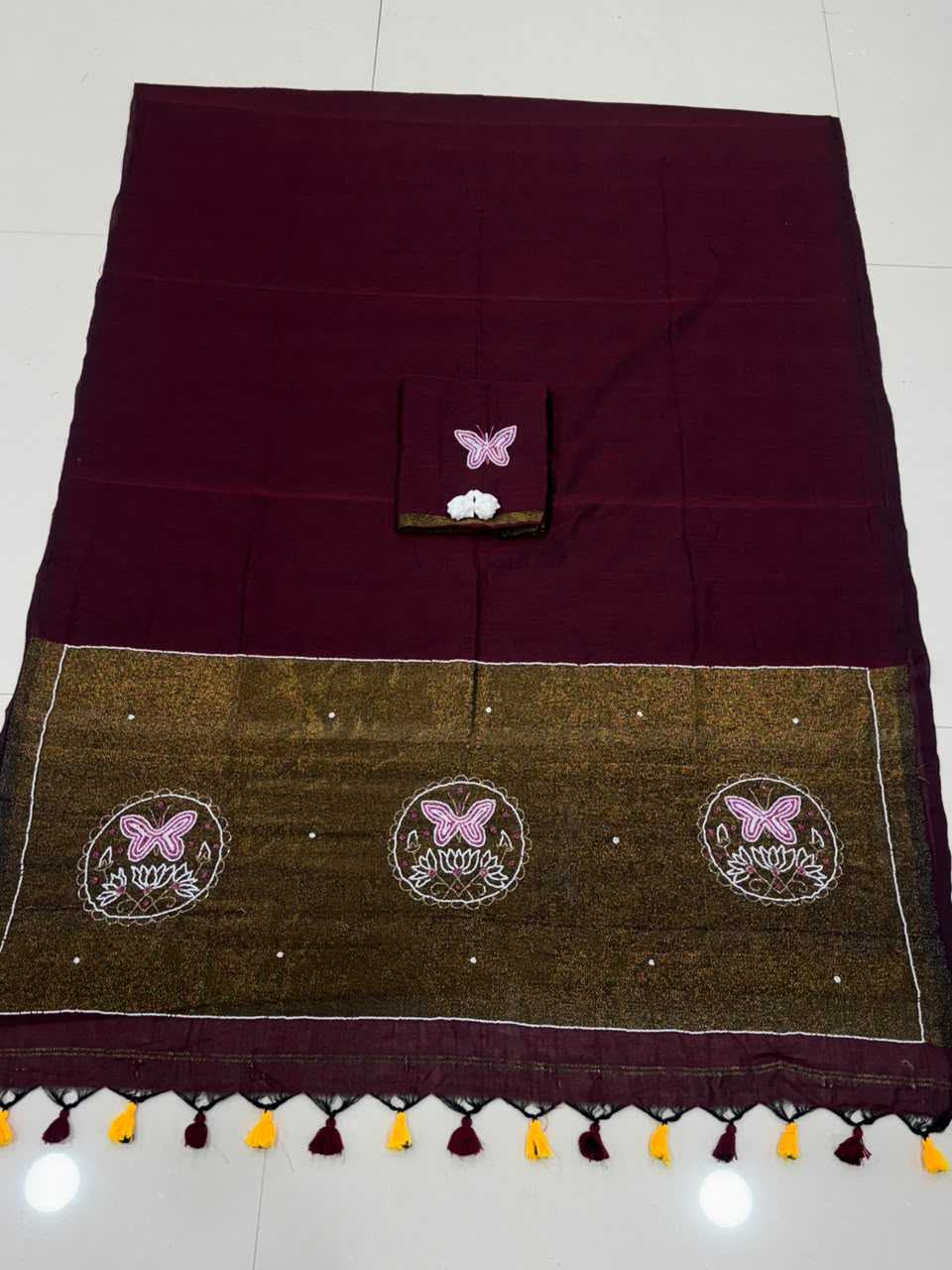 Handloom Silk Hand Work Saree