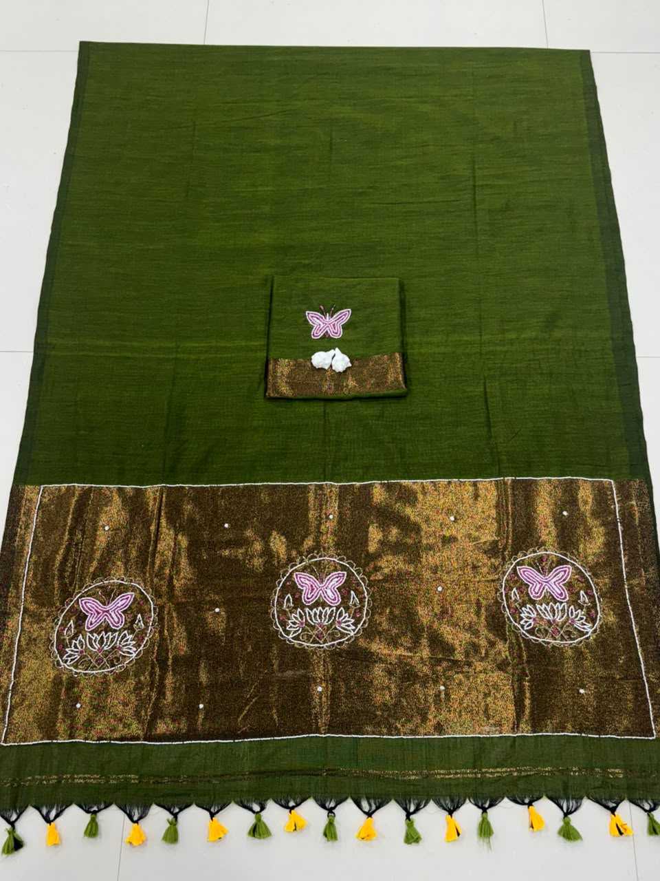 Handloom Silk Hand Work Saree