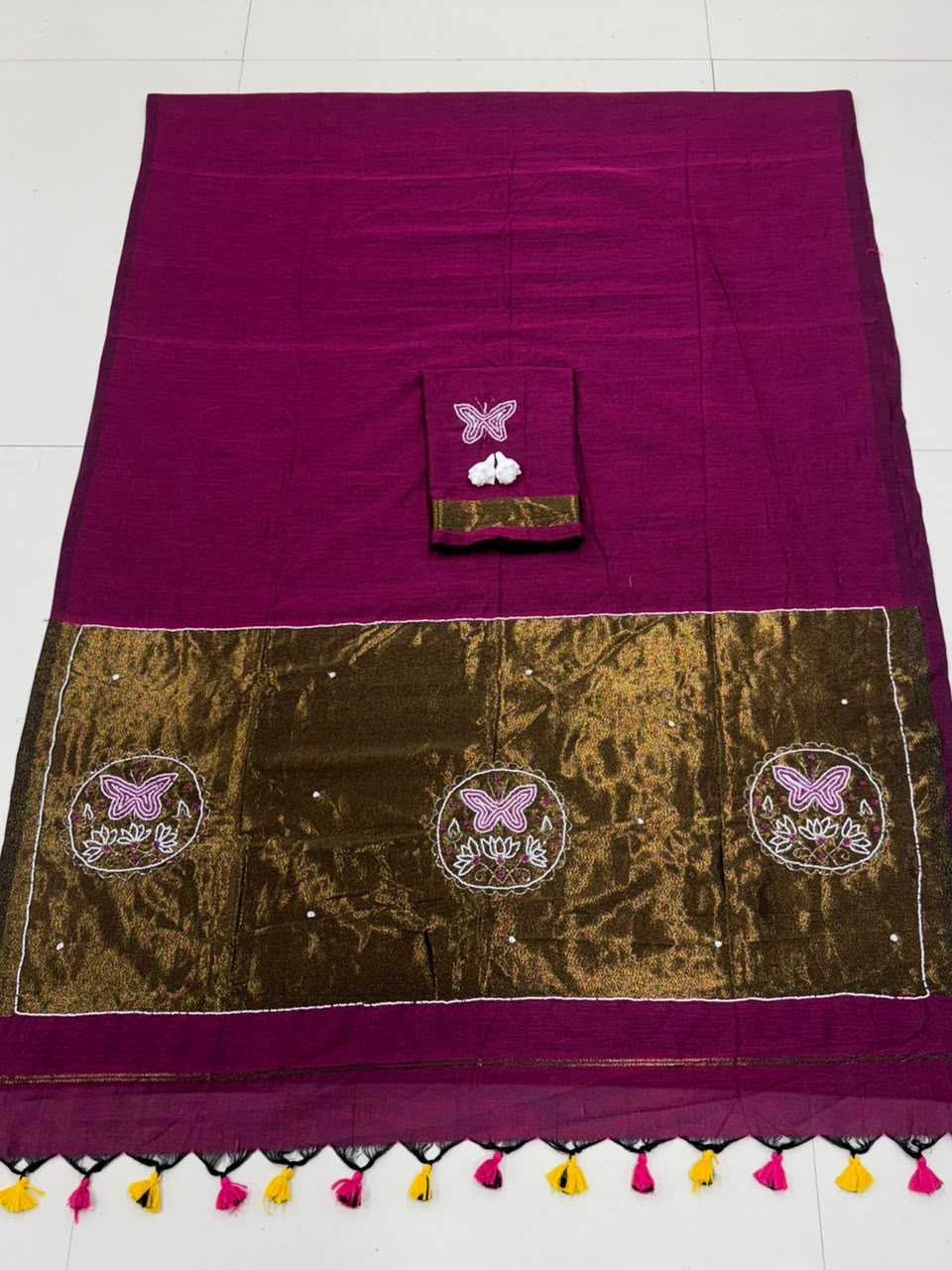 Handloom Silk Hand Work Saree