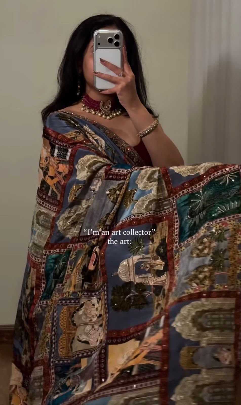Crepe Silk Designer Saree
