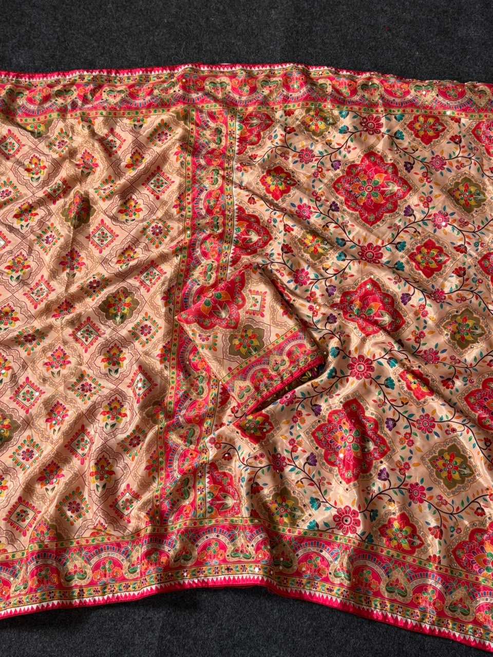 Crepe Silk Designer Saree