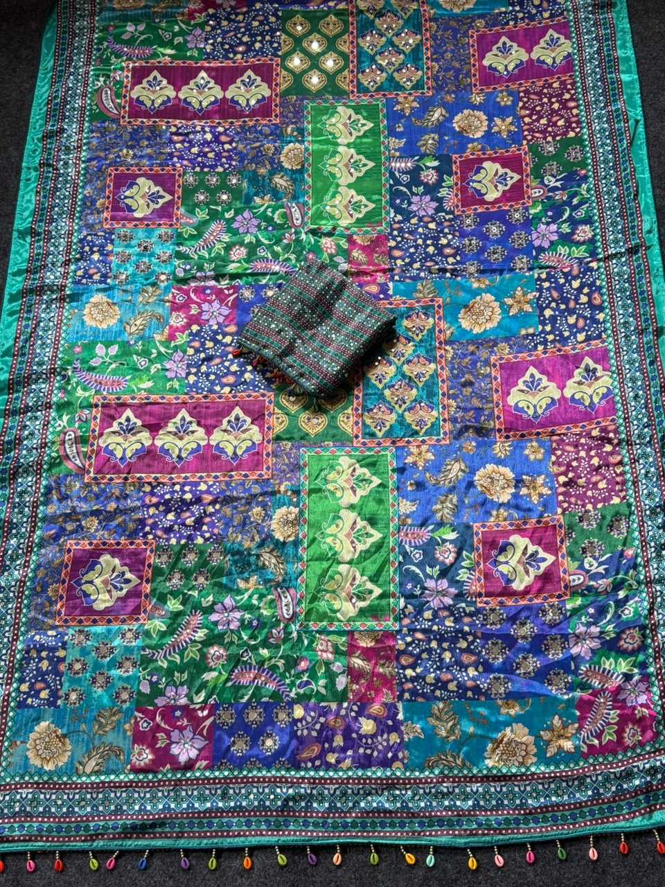 Crepe Silk Designer Saree
