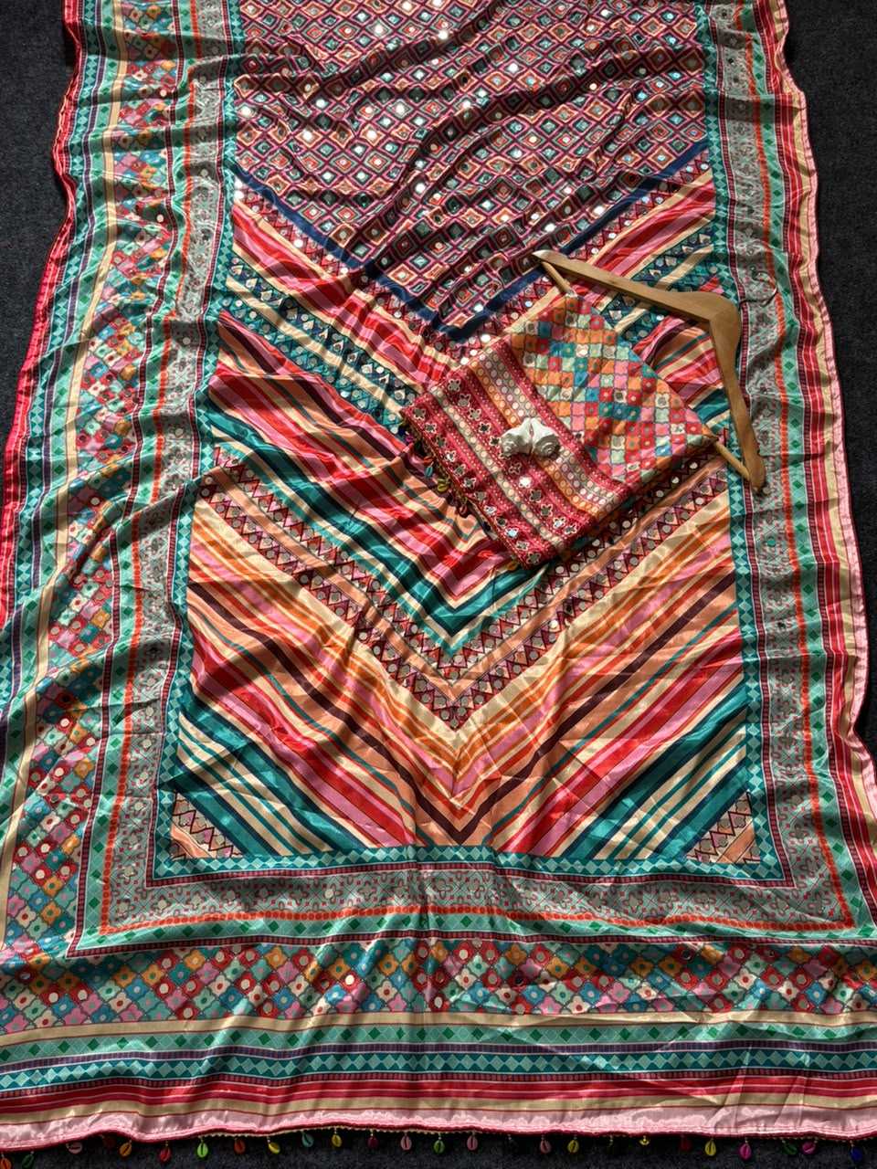 Crepe Silk Designer Saree