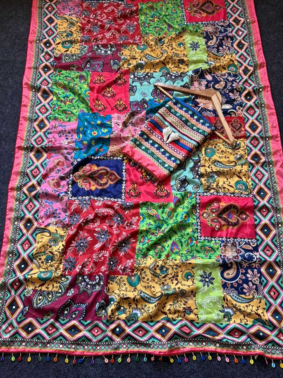 Crepe Silk Designer Saree