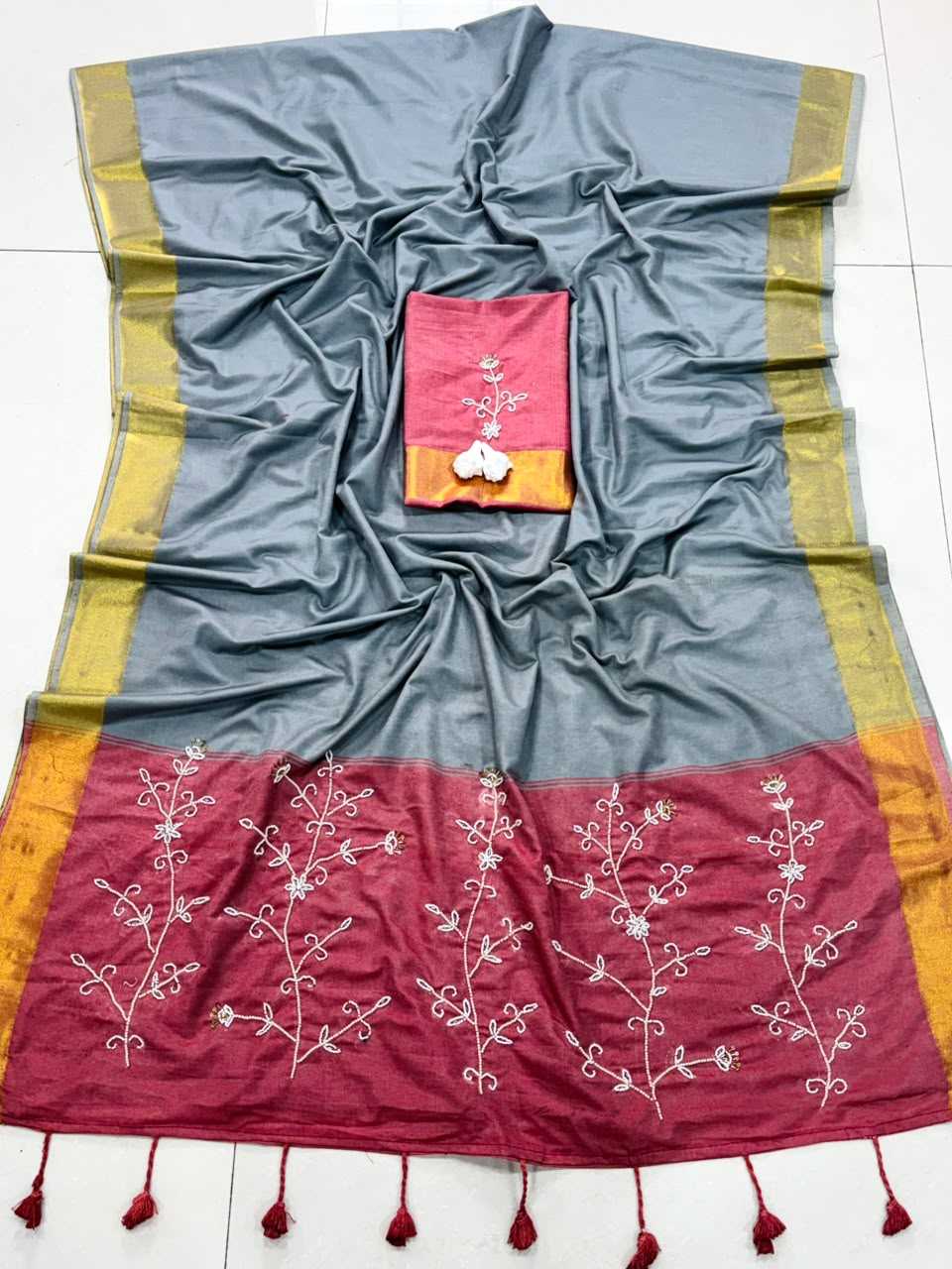 Pall Handloom Silk Designer Saree