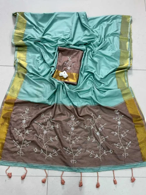 Pall Handloom Silk Designer Saree