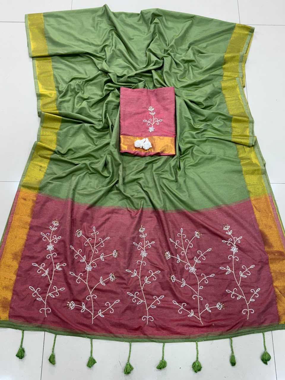 Pall Handloom Silk Designer Saree