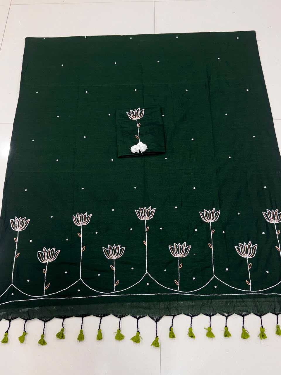 Pure Crepe Silk Designer Saree