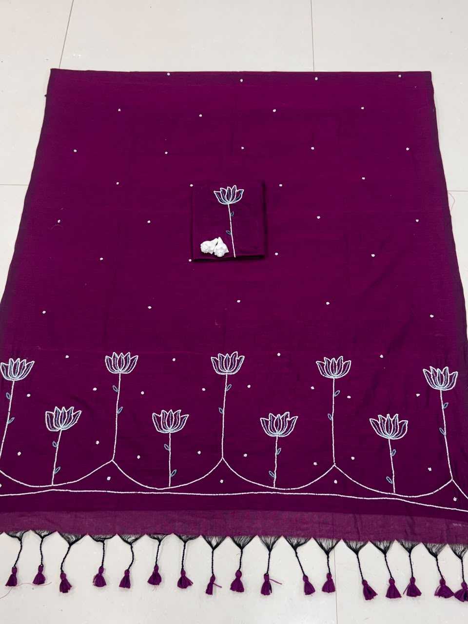 Pure Crepe Silk Designer Saree