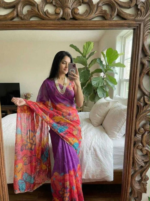 Rashi Tabby Silk Designer Saree
