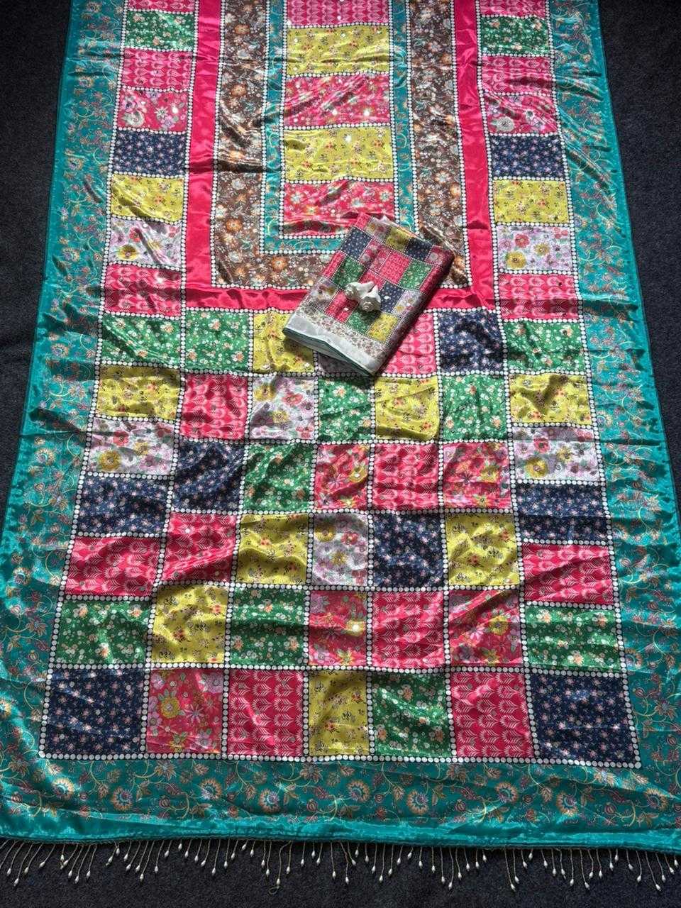 Real Crepe Silk Printed Saree