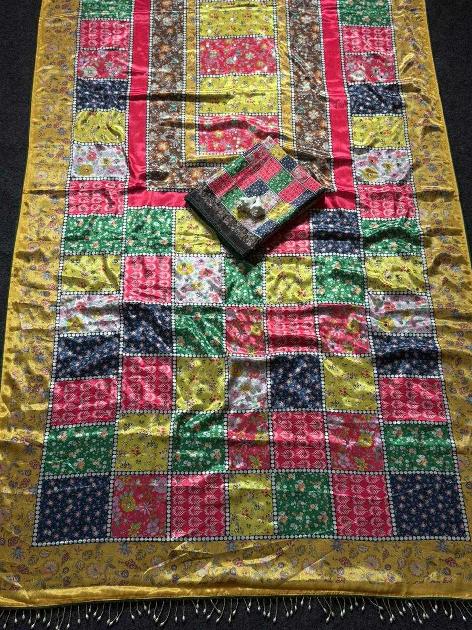 Real Crepe Silk Printed Saree