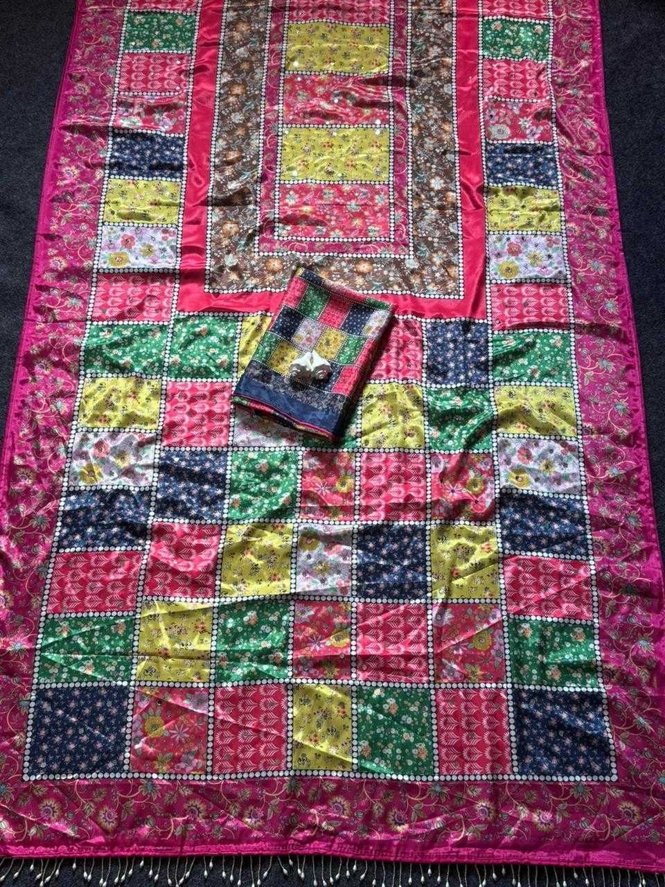 Real Crepe Silk Printed Saree