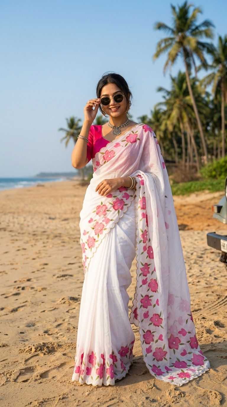 Rich Tabby Silk Designer Saree