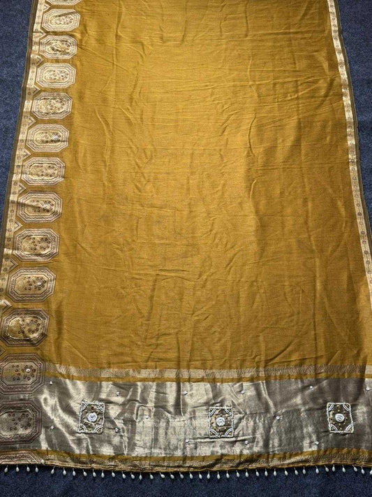 Rich Tissue Silk Designer Saree