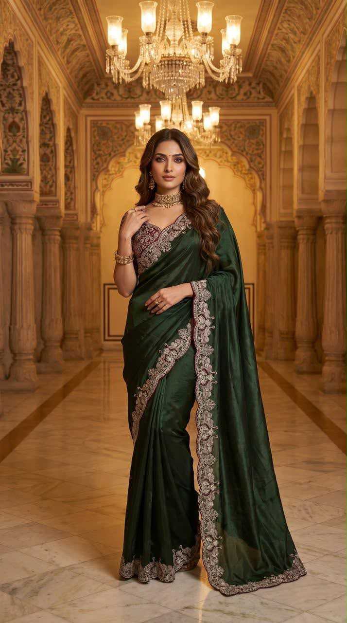 Sartin Satin Designer Saree