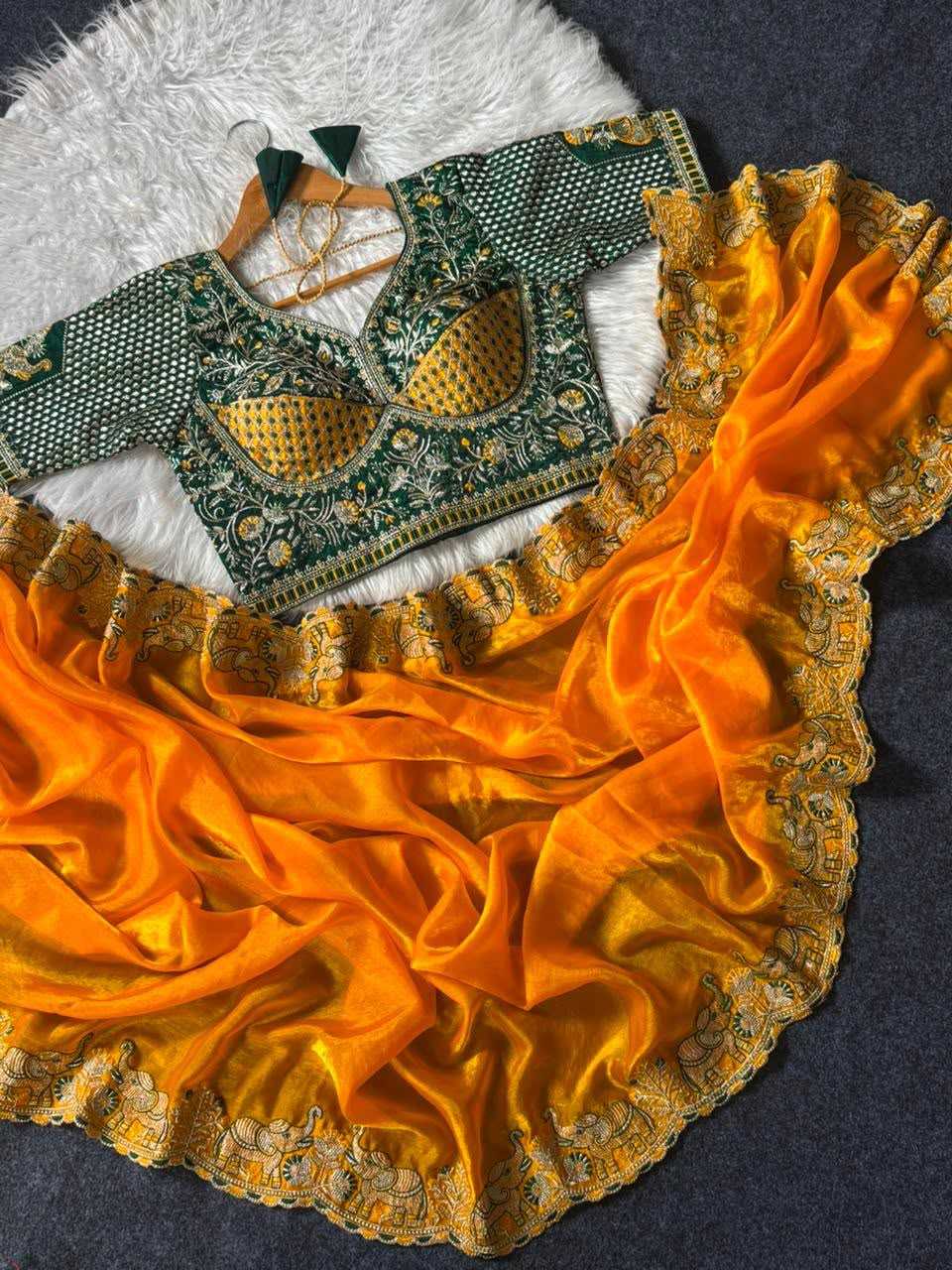 Sartin Satin Designer Saree