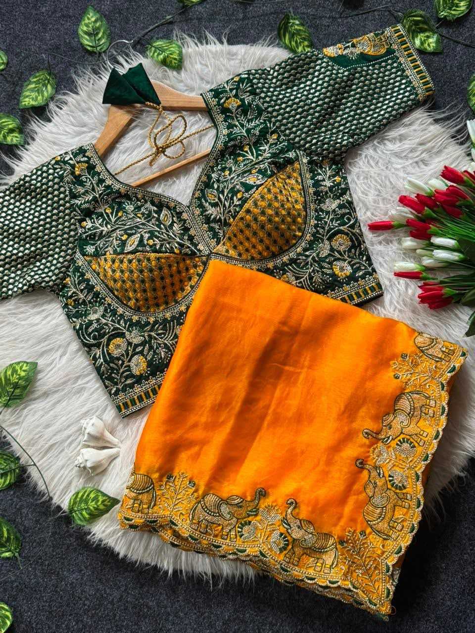 Sartin Satin Designer Saree