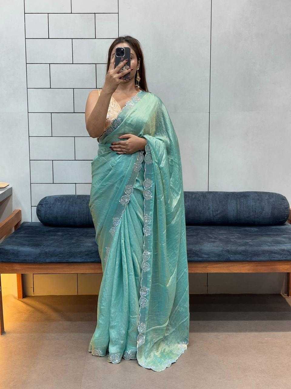 Space Silk Party Wear Saree