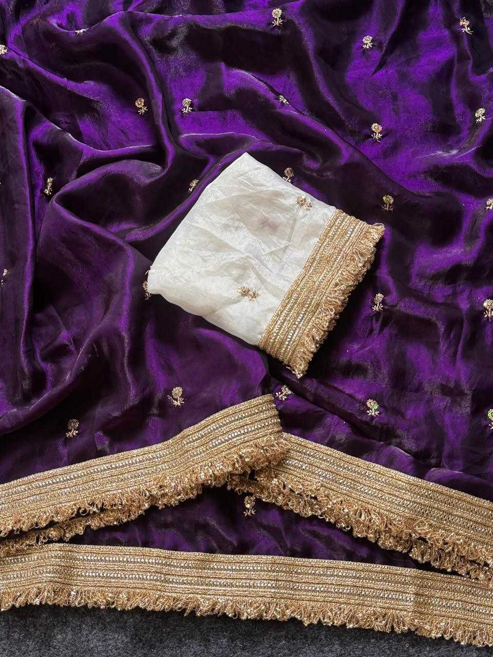 Space Silk Sequence Saree