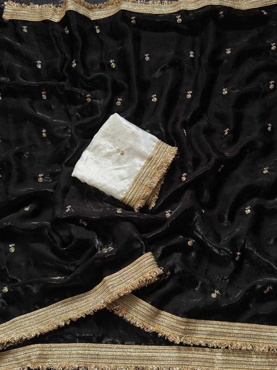 Space Silk Sequence Saree