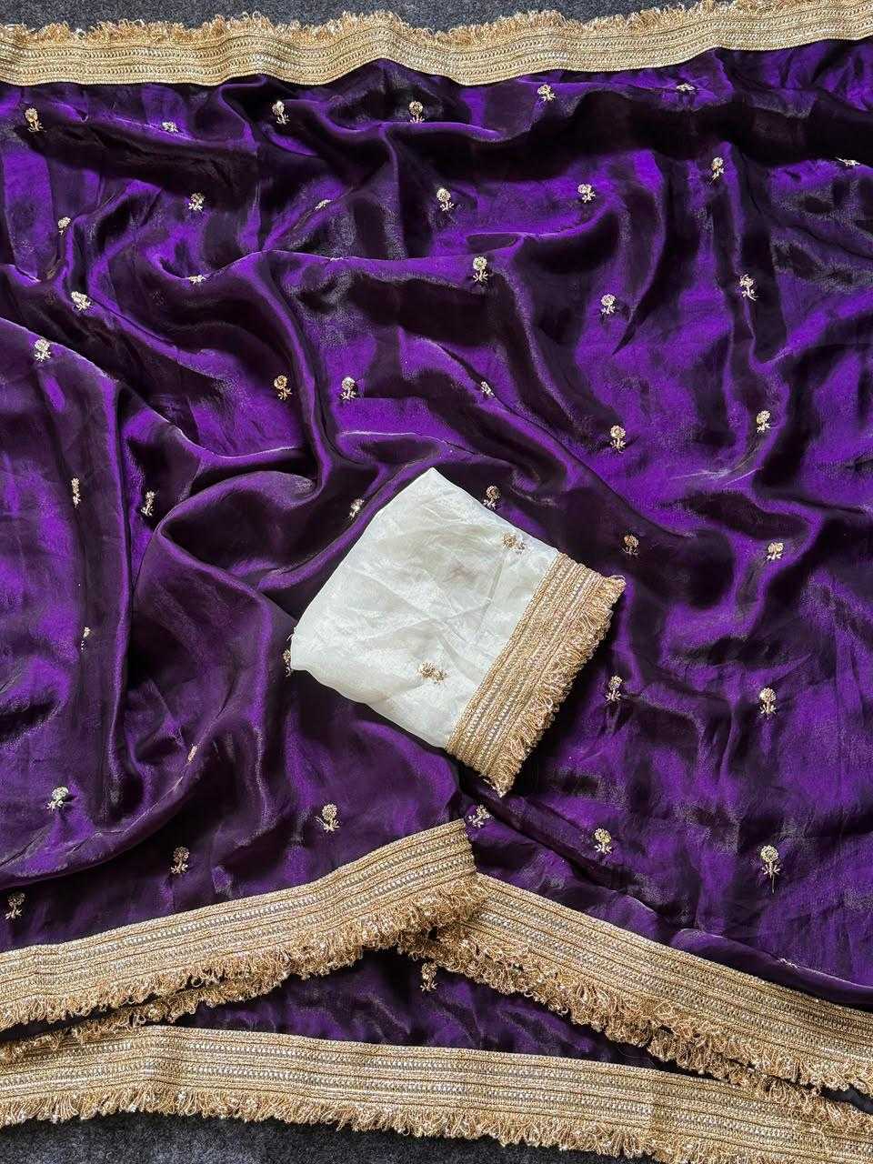 Space Silk Sequence Saree