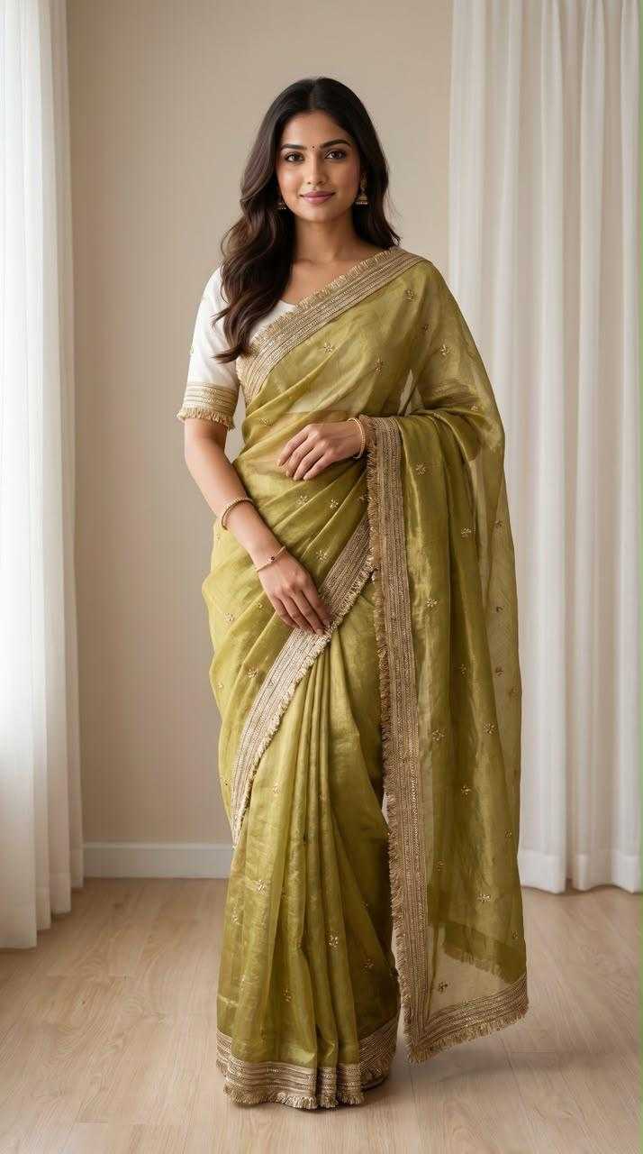 Space Silk Sequence Saree