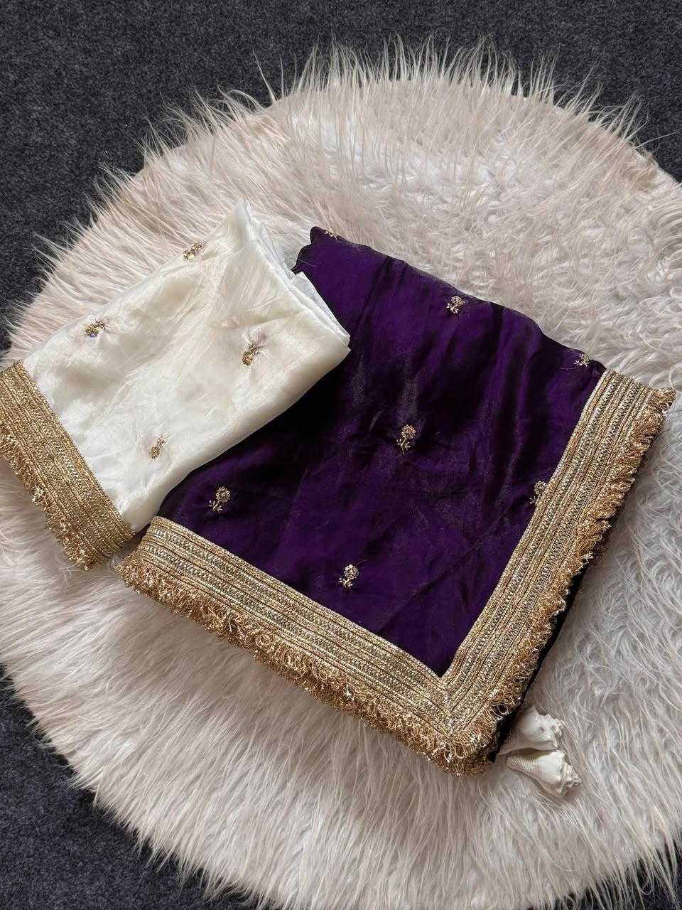 Space Silk Sequence Saree