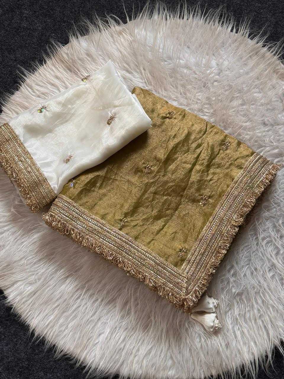 Space Silk Sequence Saree