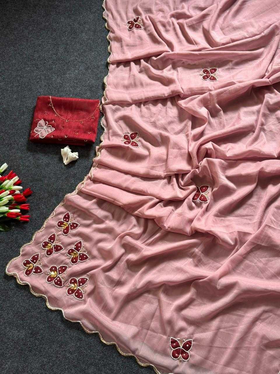 Star Georgette Hand Work Saree