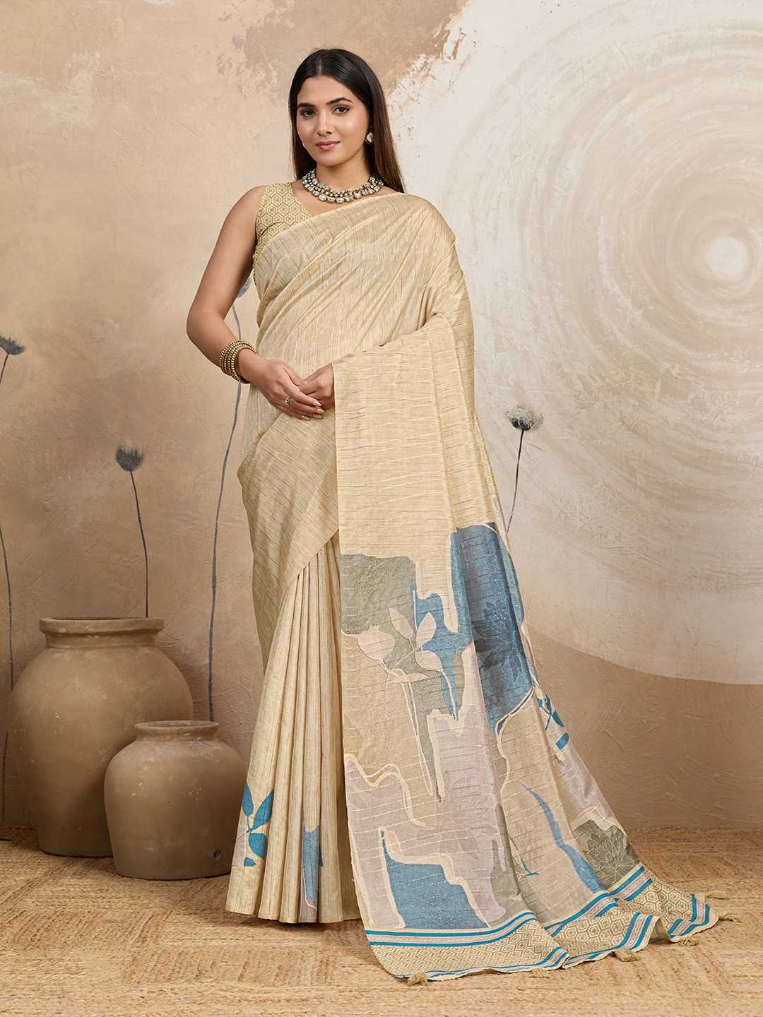 Jacquard Floral Saree