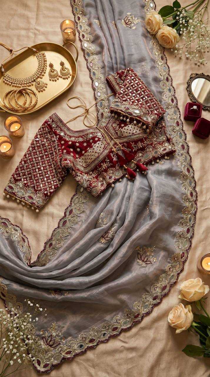 Fendy Embroidered Saree