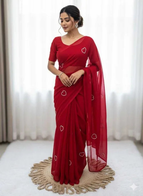TOP Georgette Designer Saree