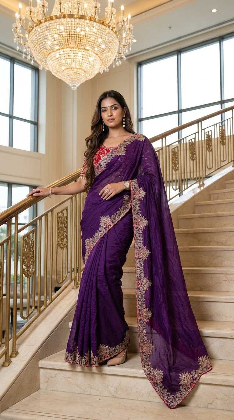 Satin Fancy Saree