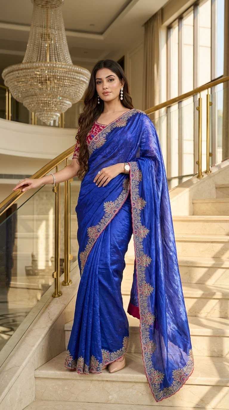 Satin Fancy Saree