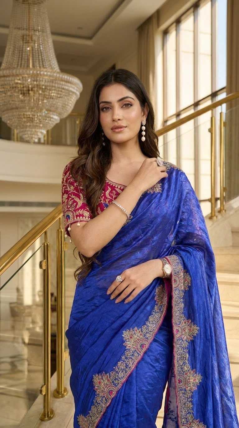 Satin Fancy Saree