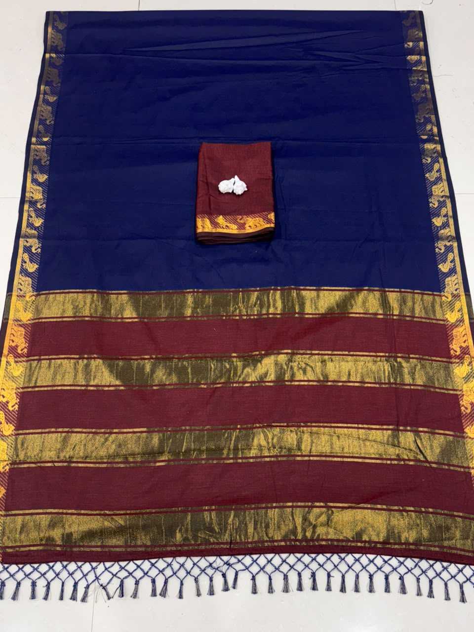 Trast Pure Cotton Designer Saree
