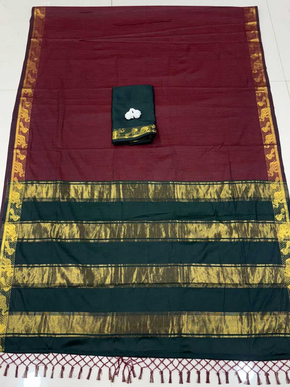 Trast Pure Cotton Designer Saree
