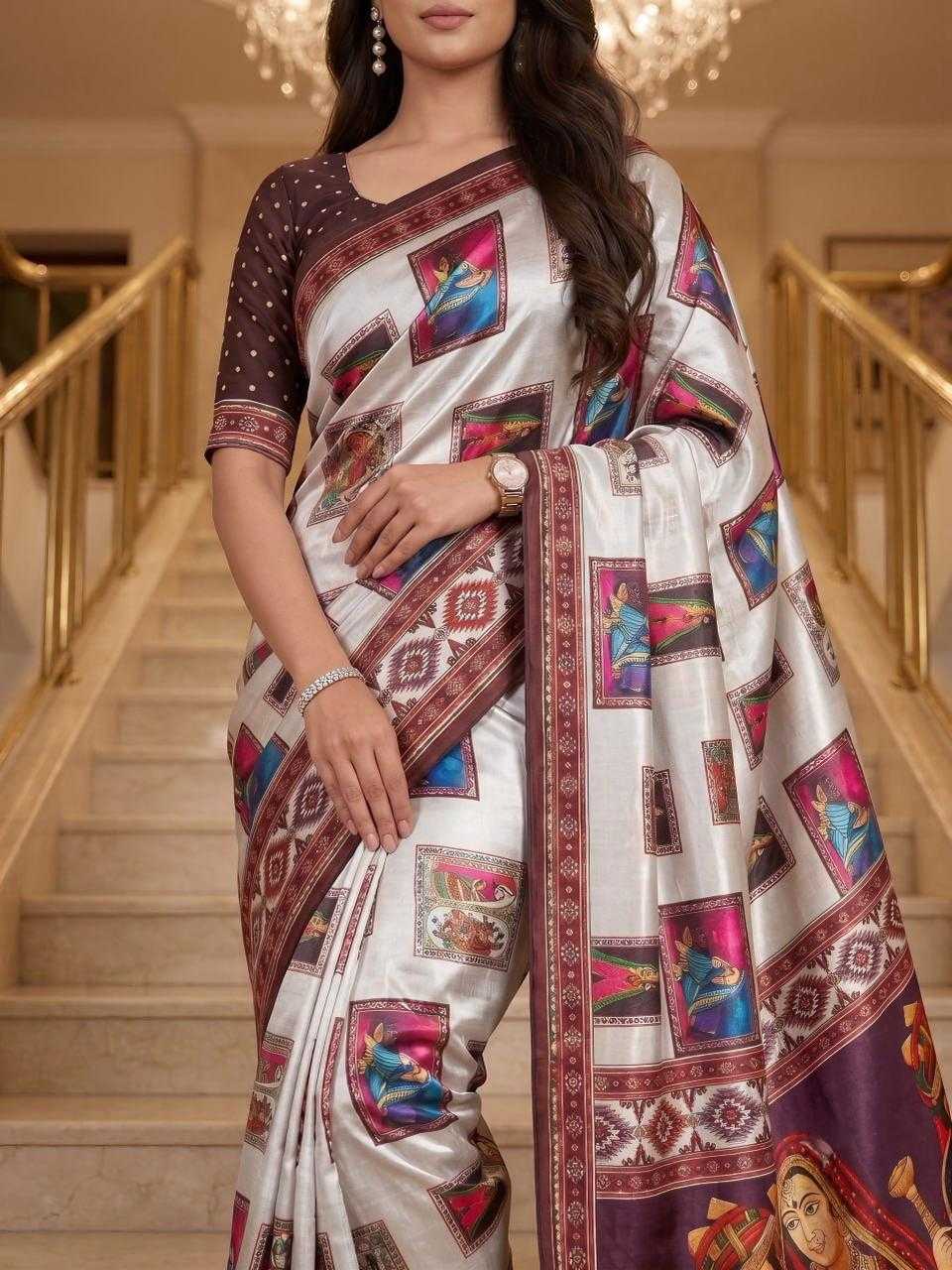 Ultra Crepe Silk Designer Saree
