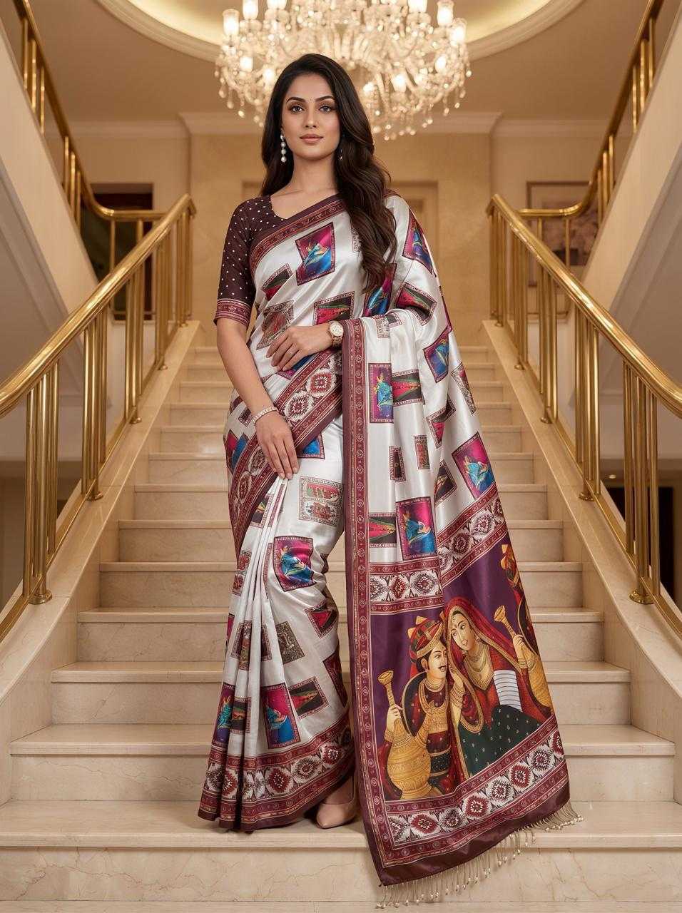 Ultra Crepe Silk Designer Saree