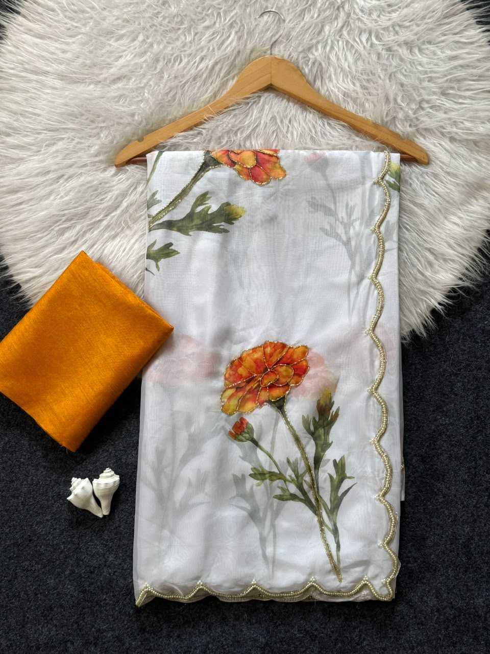 UTD Tabby Silk Printed Saree