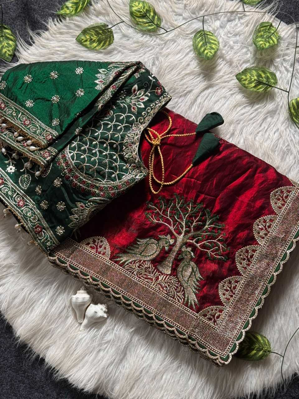 Utifu Satin Fancy Saree
