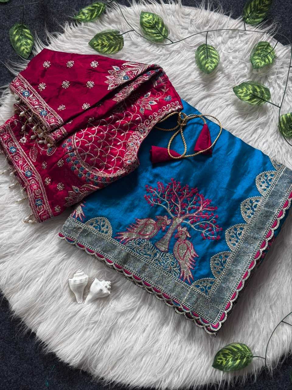 Utifu Satin Fancy Saree