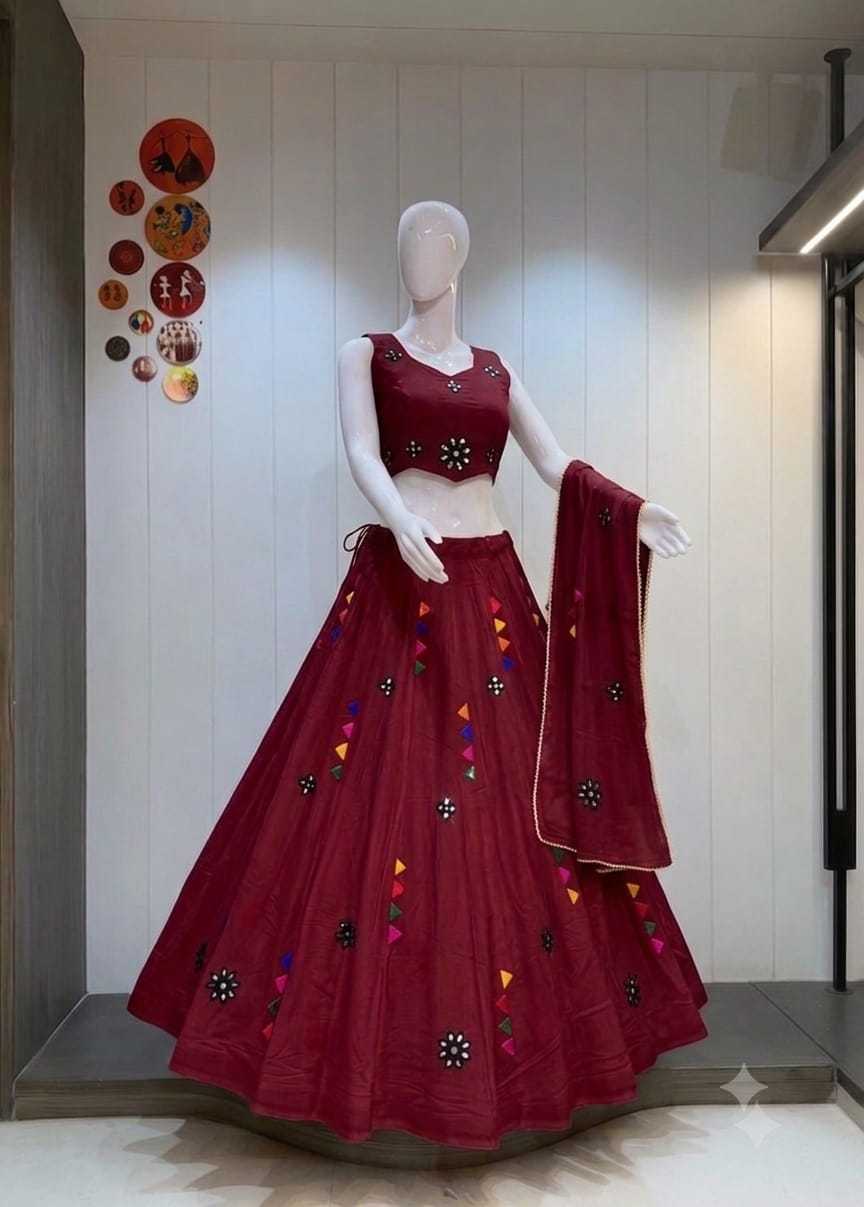 Star Cotton Designer Lehenga