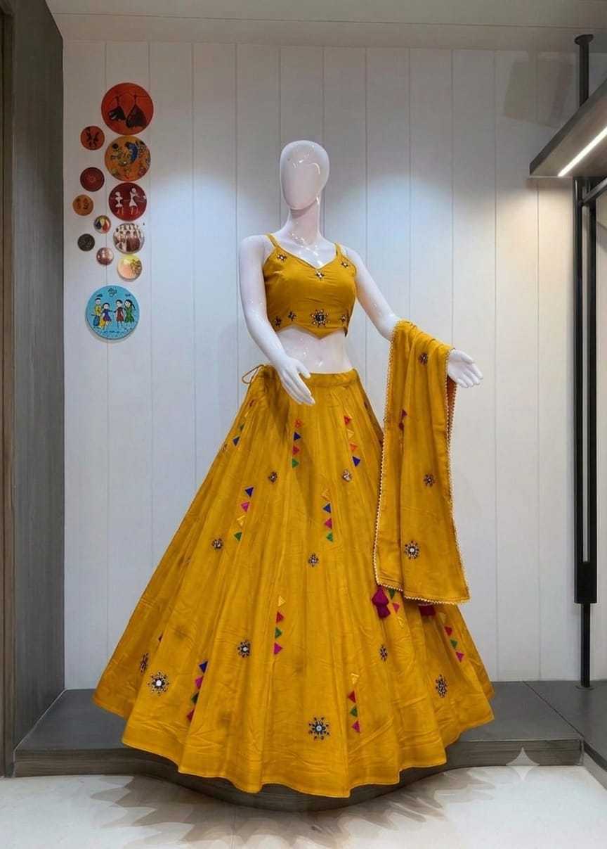 Star Cotton Designer Lehenga