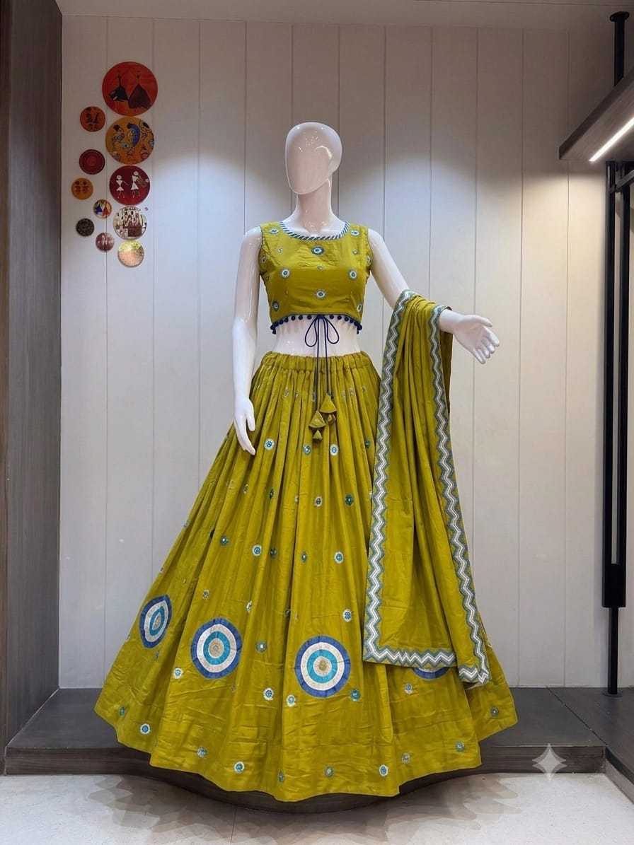 Vichitra Silk Designer Lehenga