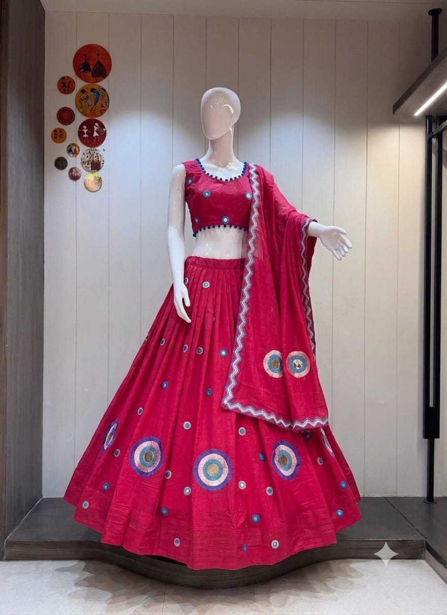 Vichitra Silk Designer Lehenga