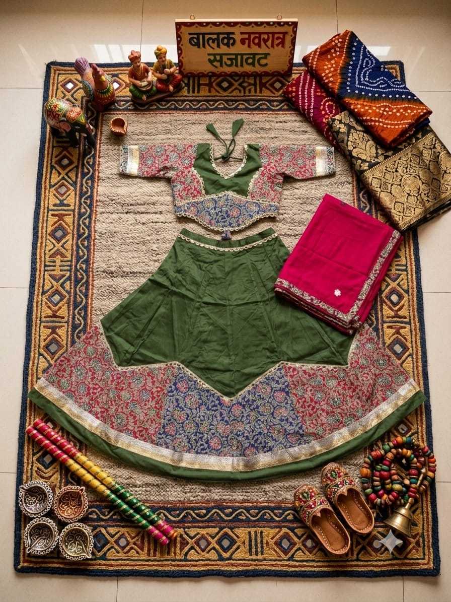 Cotton Kids Lehenga